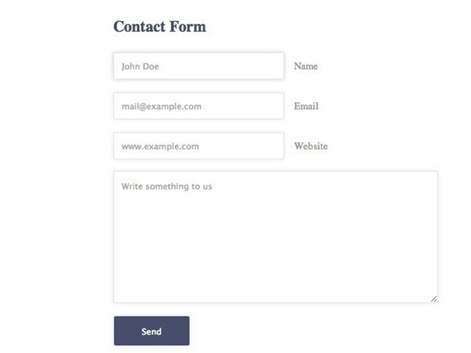 PHP Contact Form