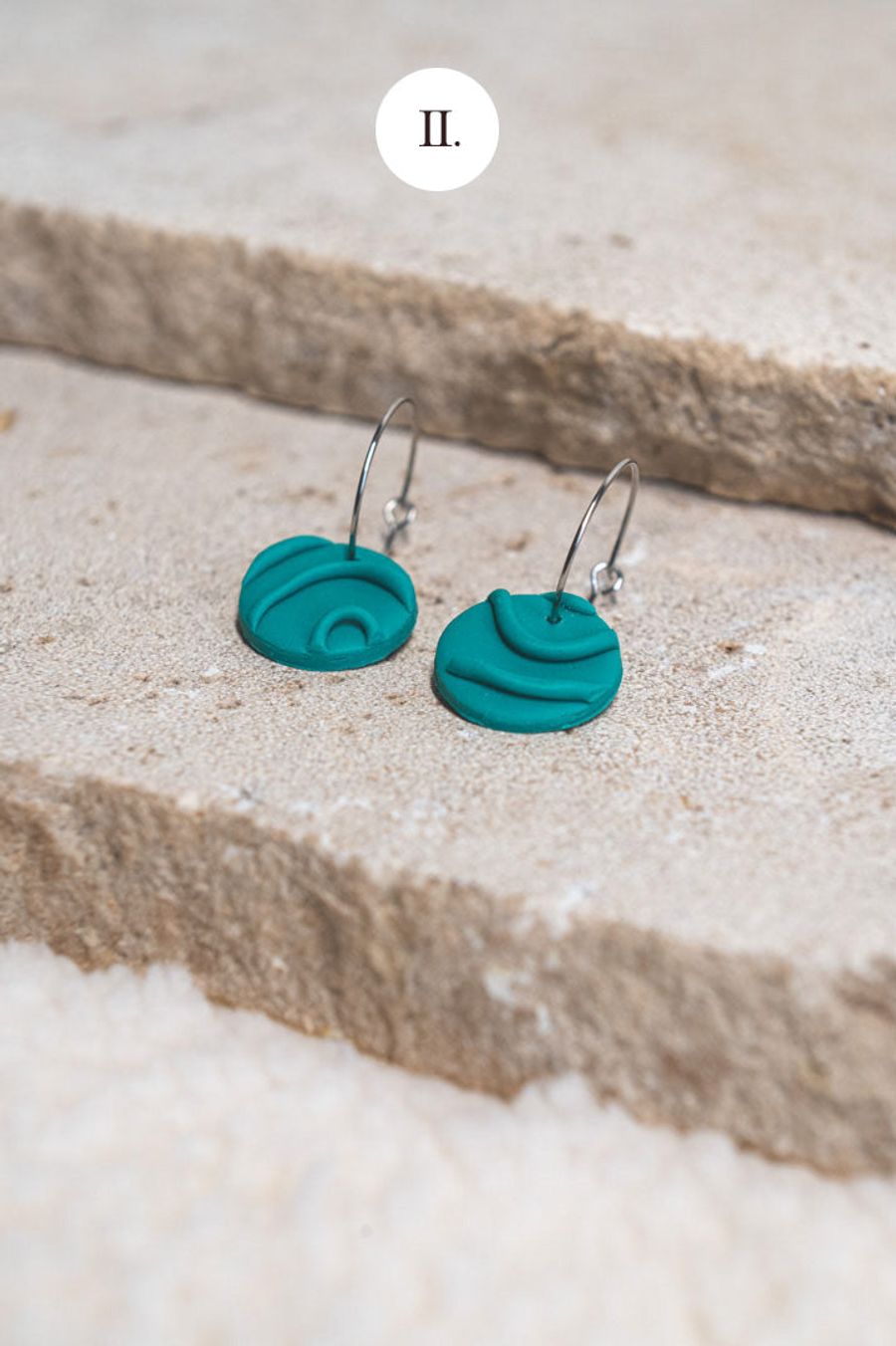 Niya Smal II: Handmade polymer clay earrings