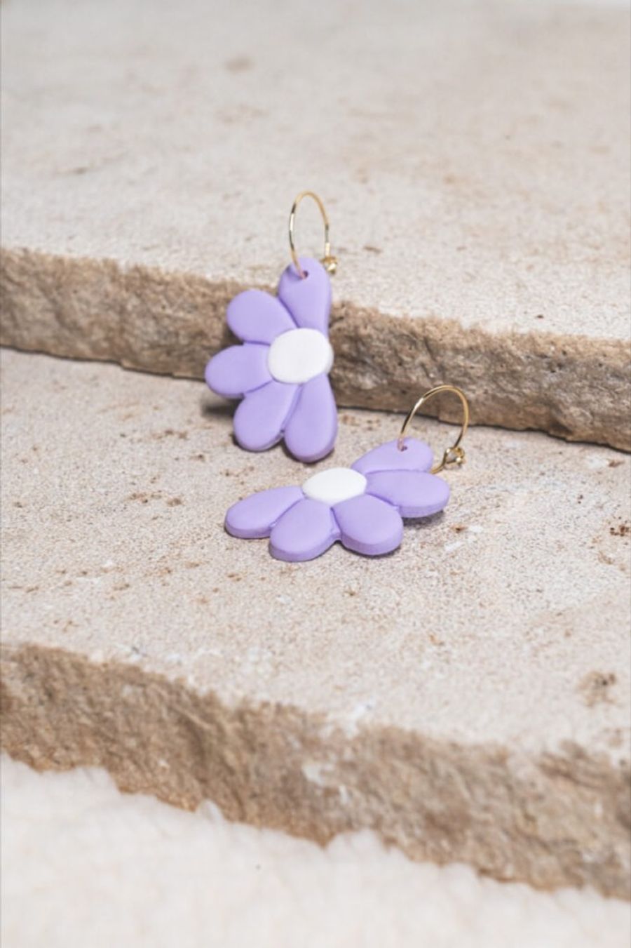 Evi: Handmade polymer clay earrings