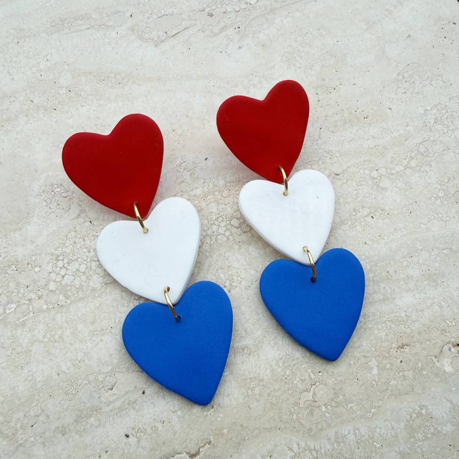 IVI: Handmade polymer clay earrings