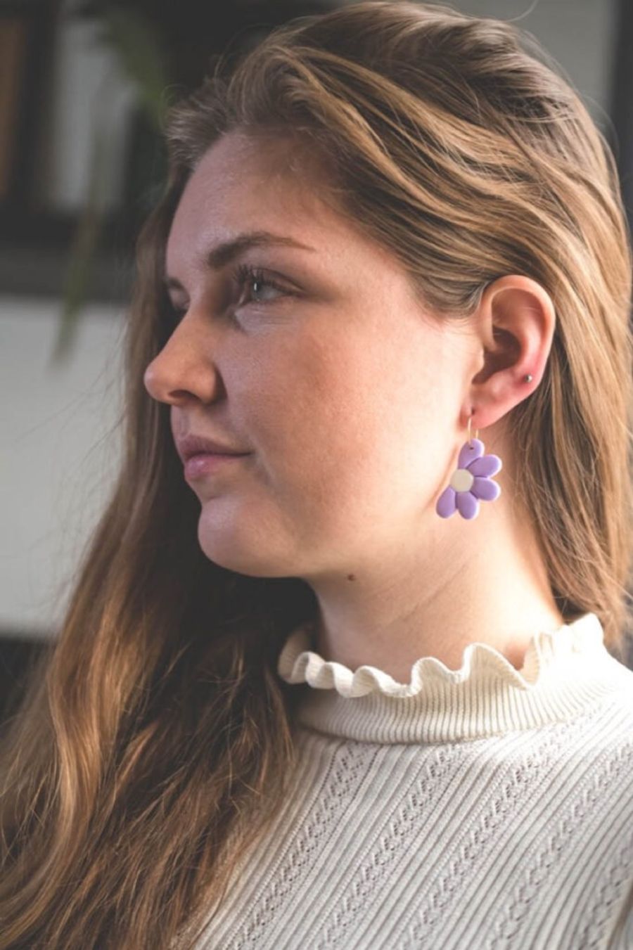 Evi: Handmade polymer clay earrings