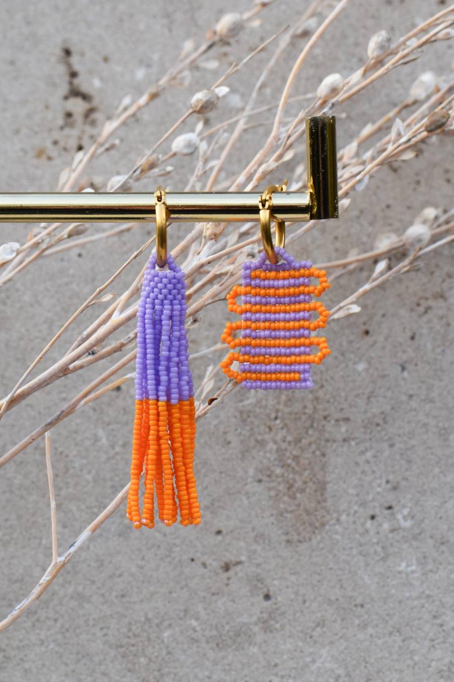 Anne-fay: Handmade glass bead earrings (1)