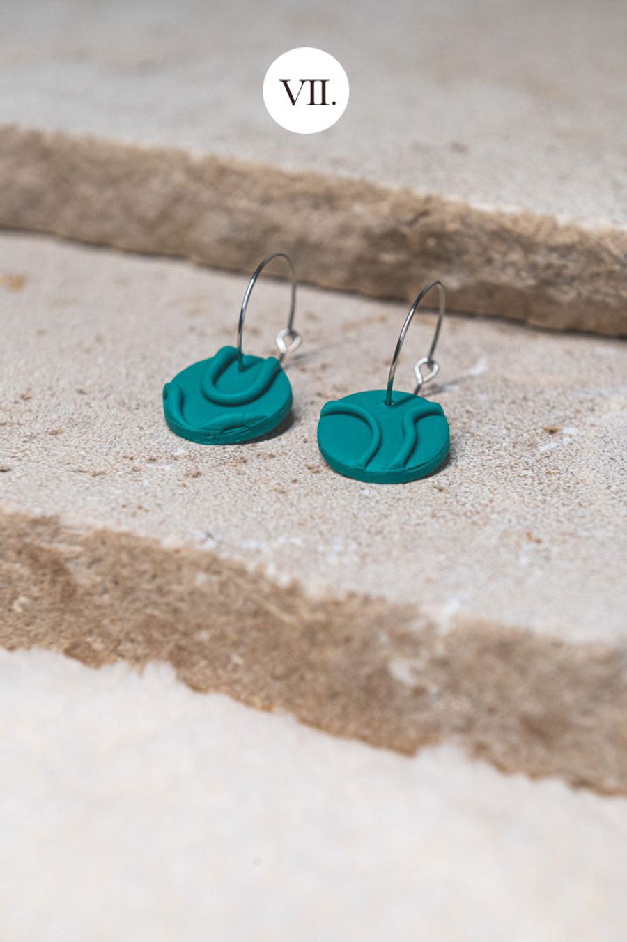Niya Smal VII: Handmade polymer clay earrings