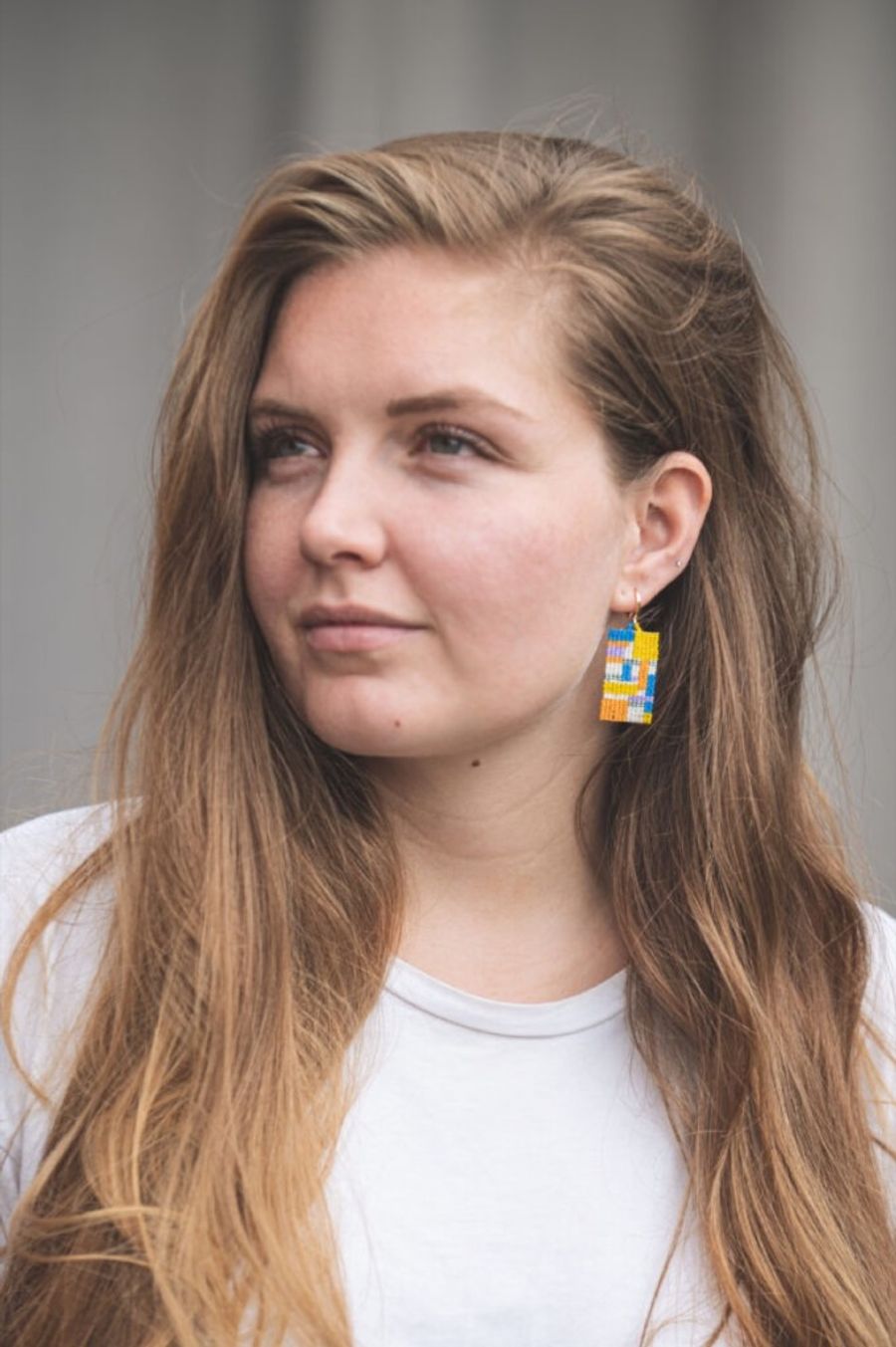 Mae: Boucles d'oreilles en perles de verre faites main