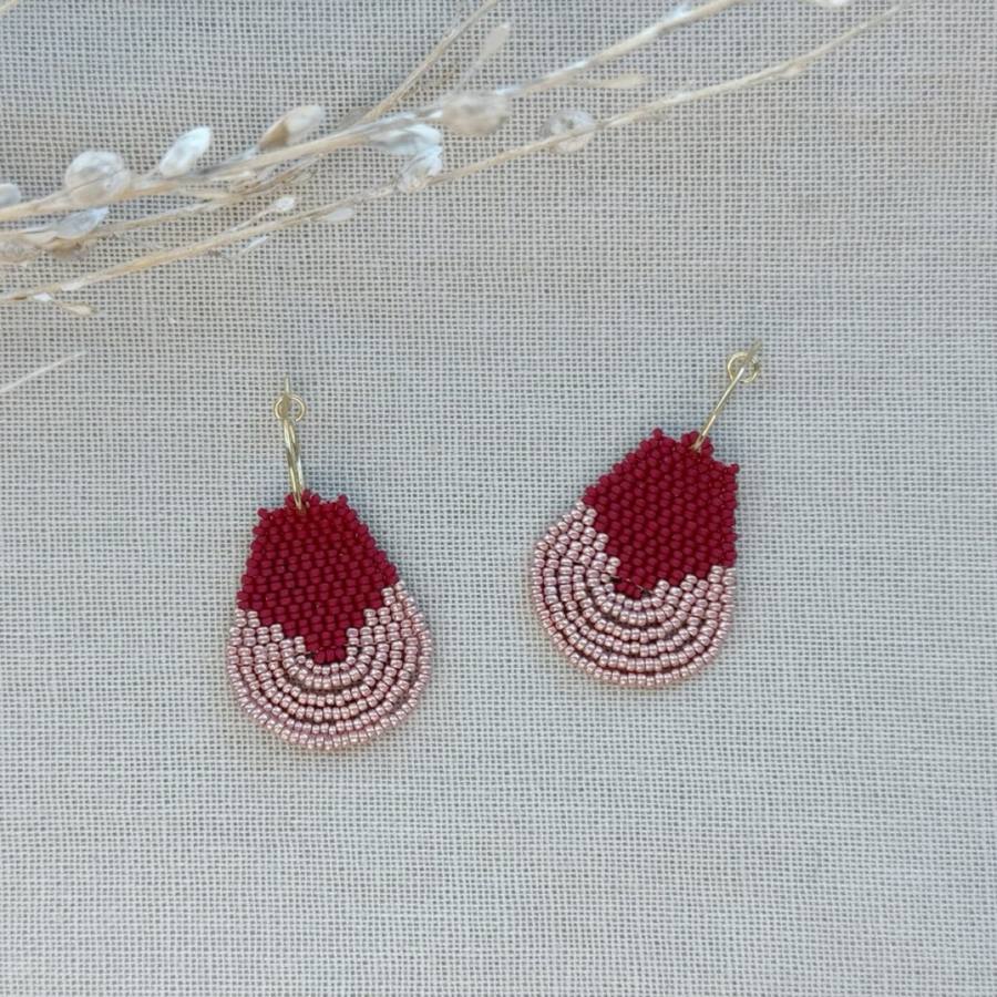 IV: Handmade glass bead earrings