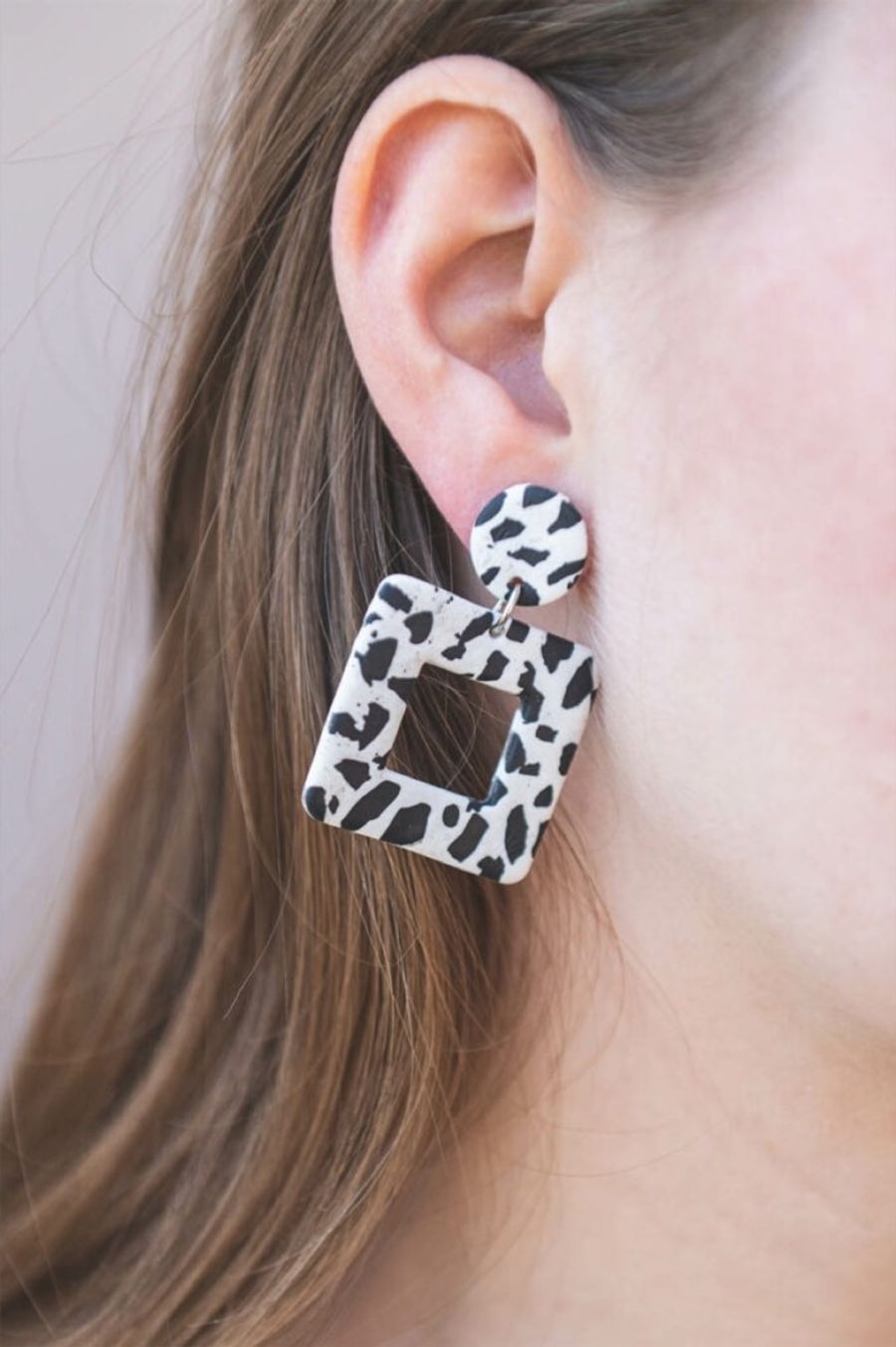 Zoë: Handmade polymer clay earrings