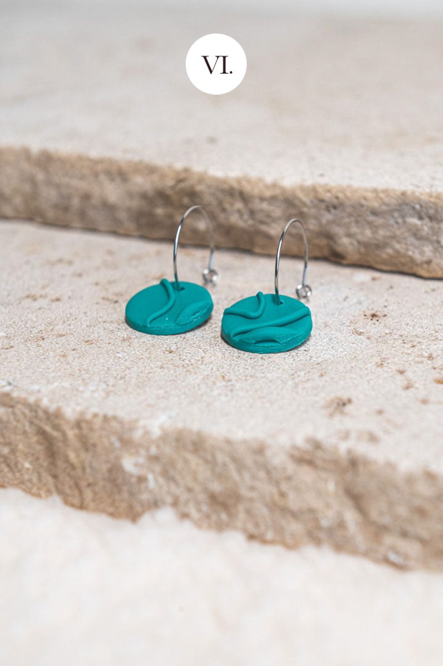 Niya Smal VI: Handmade polymer clay earrings