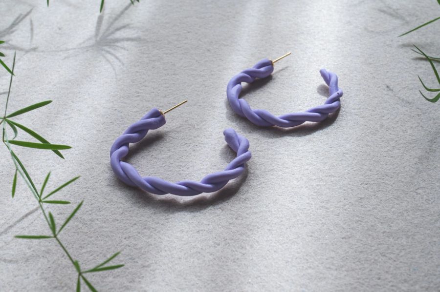 Lila Elin: Handmade polymer clay earrings