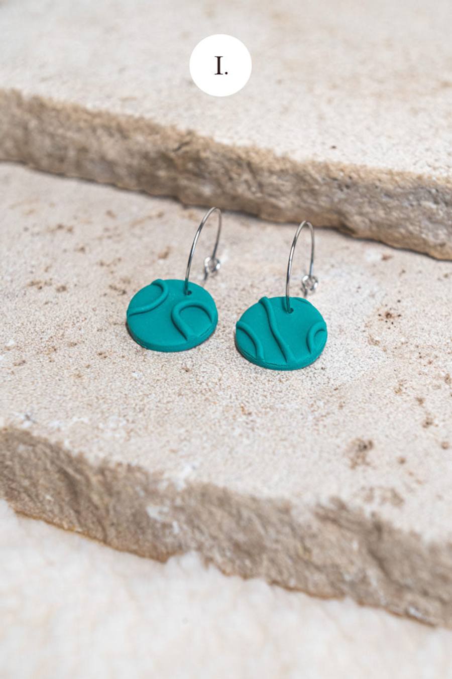 Niya Smal I: Handmade polymer clay earrings (1)