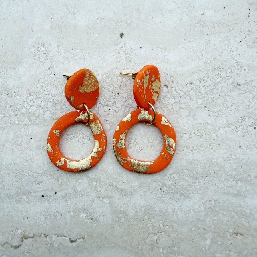 IVV: Handgemaakte oorbellen van polymeer klei