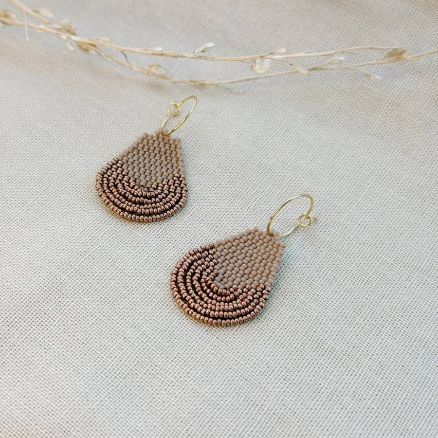 III: Handmade glass bead earrings