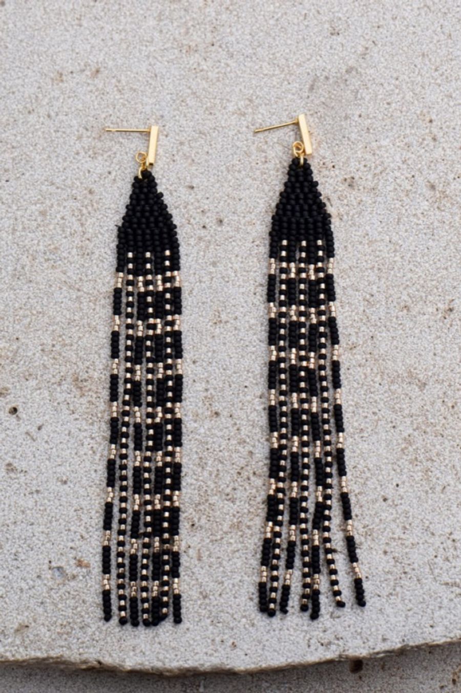Noé: Boucles d'oreilles en perles de verre faites main