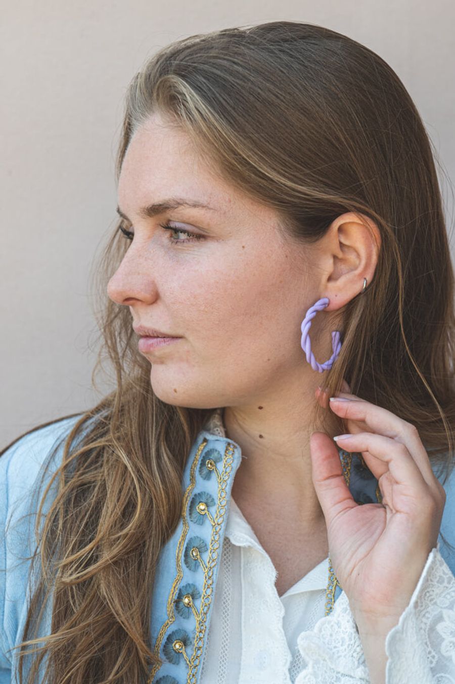 Lila Elin: Handmade polymer clay earrings