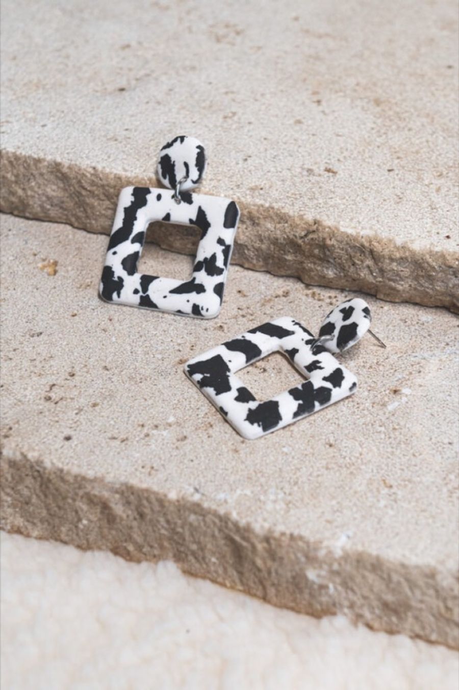 Zoë: Handmade polymer clay earrings