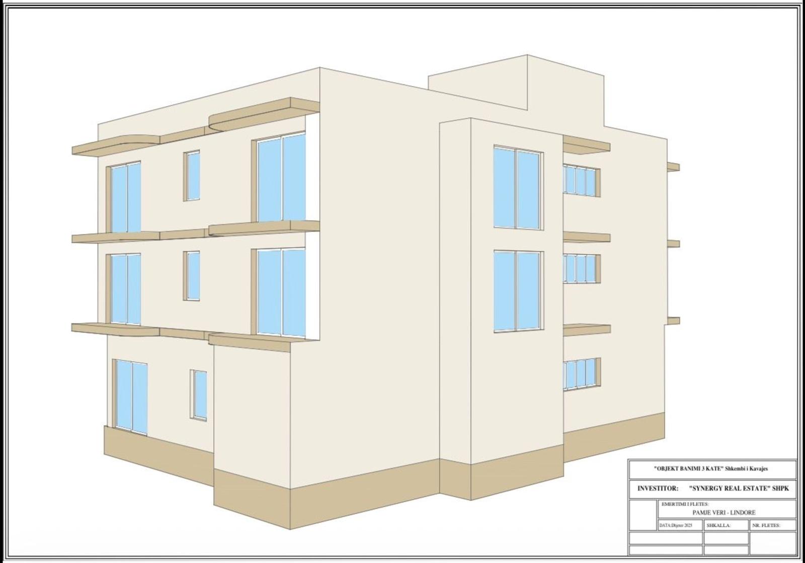 Wohnung 1+1 zum Kauf in Shkëmbi, Durrës, 56.6 m², Neubau — Foto 2 von 9