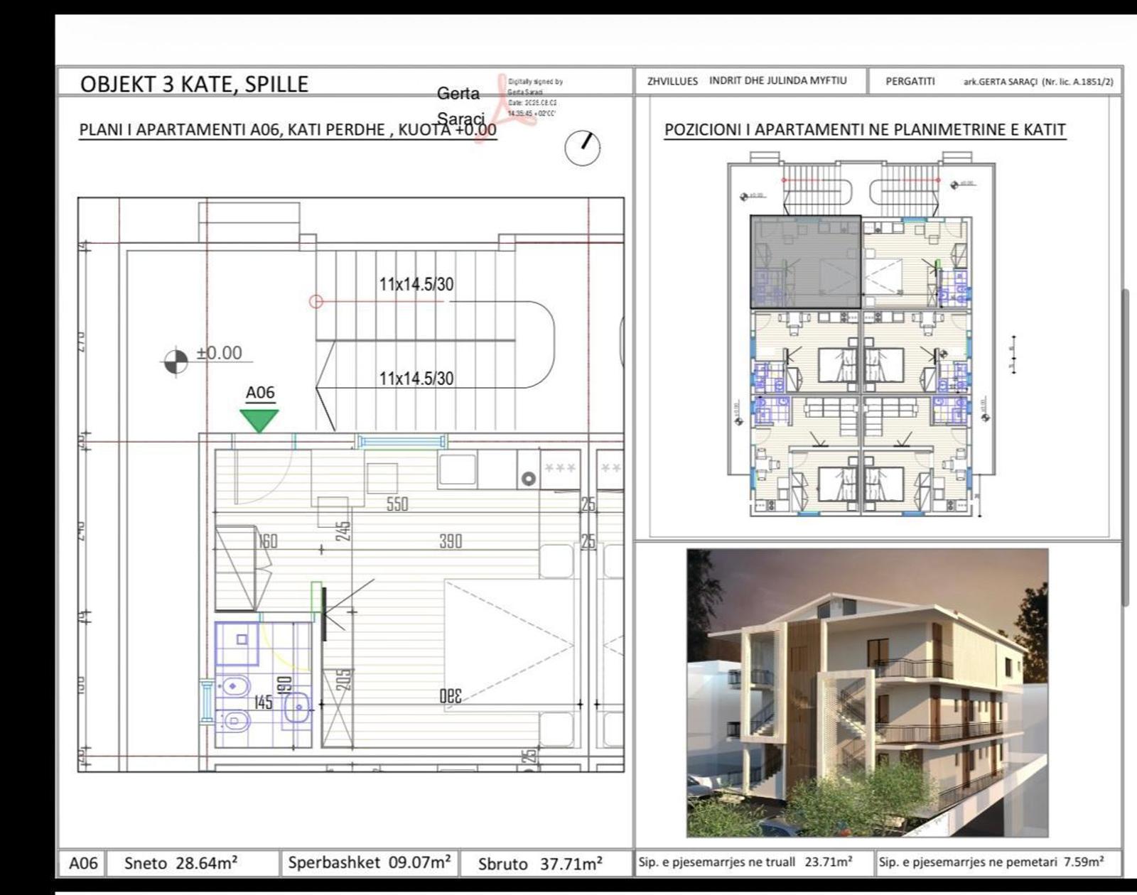 Wohnung 1+1 zum Kauf in Spille, Durrës, 37.1 m² — Foto 34 von 37
