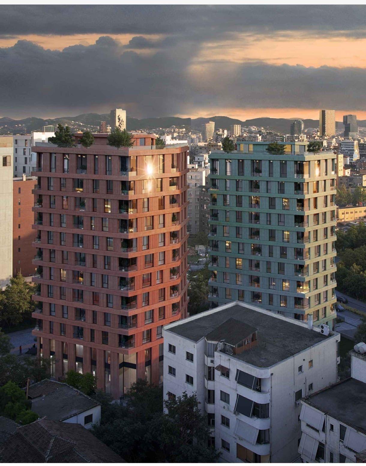 New building in Tirana