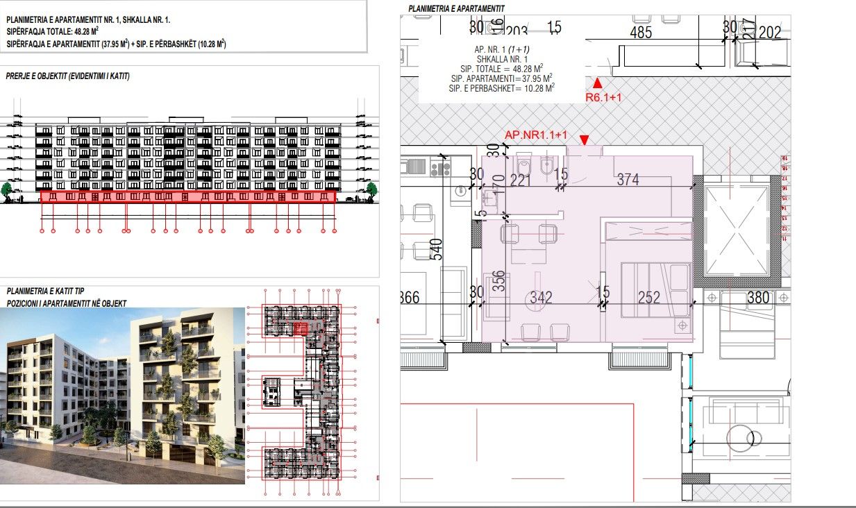 Shitet Apartament 1+1 | Ndërtim i Ri, Pranë Detit