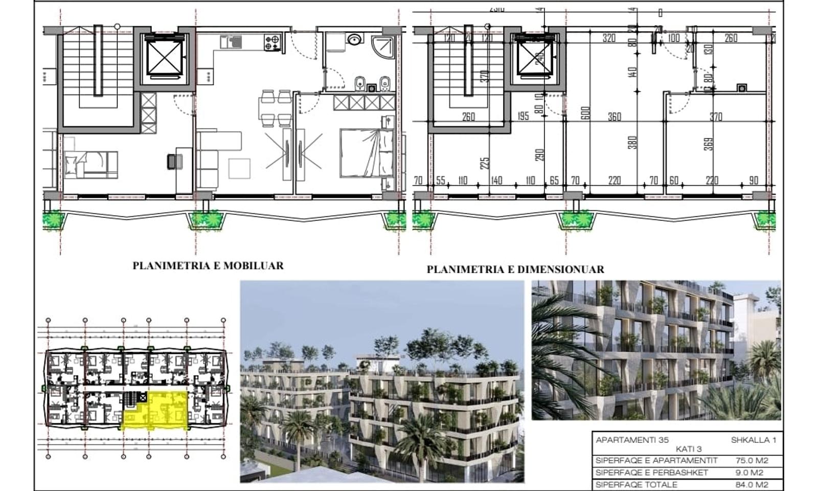 Wohnung 1+1 zum Kauf in Spille, Durrës, 65.3 m², Neubau — Foto 3 von 10