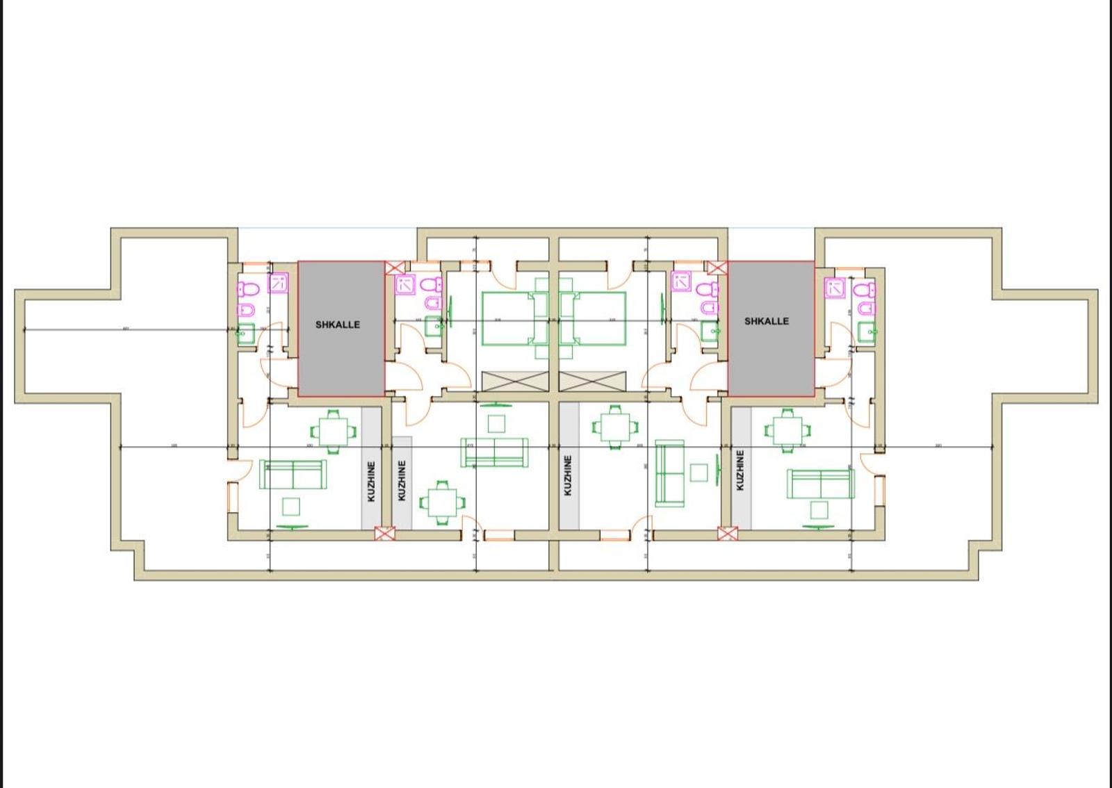 Ultimo piano di 280 m² da ristrutturare, Golem, Durazzo