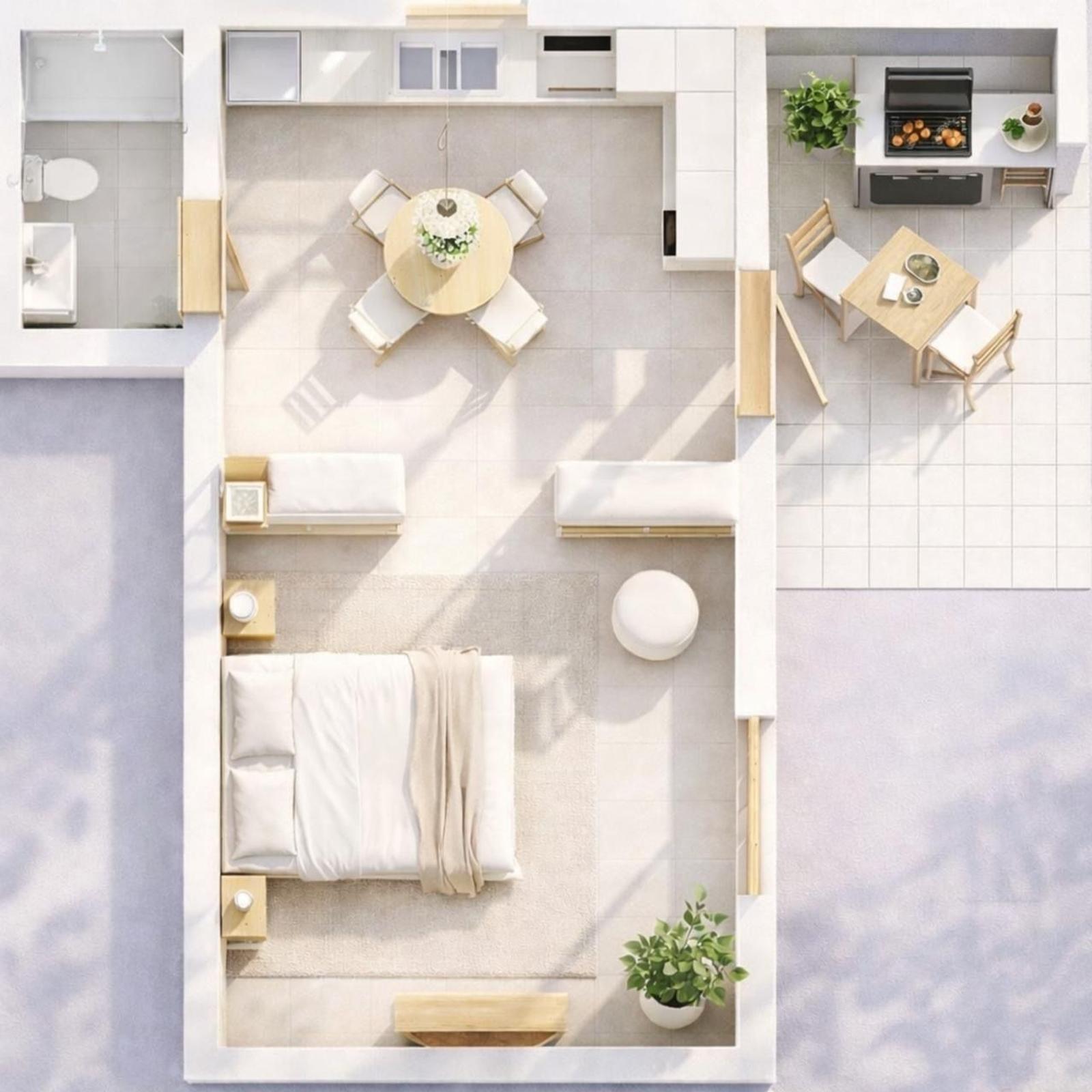 Wohnung 1+1 zum Kauf in Plazh, Durrës, 52 m² — Foto 5 von 15