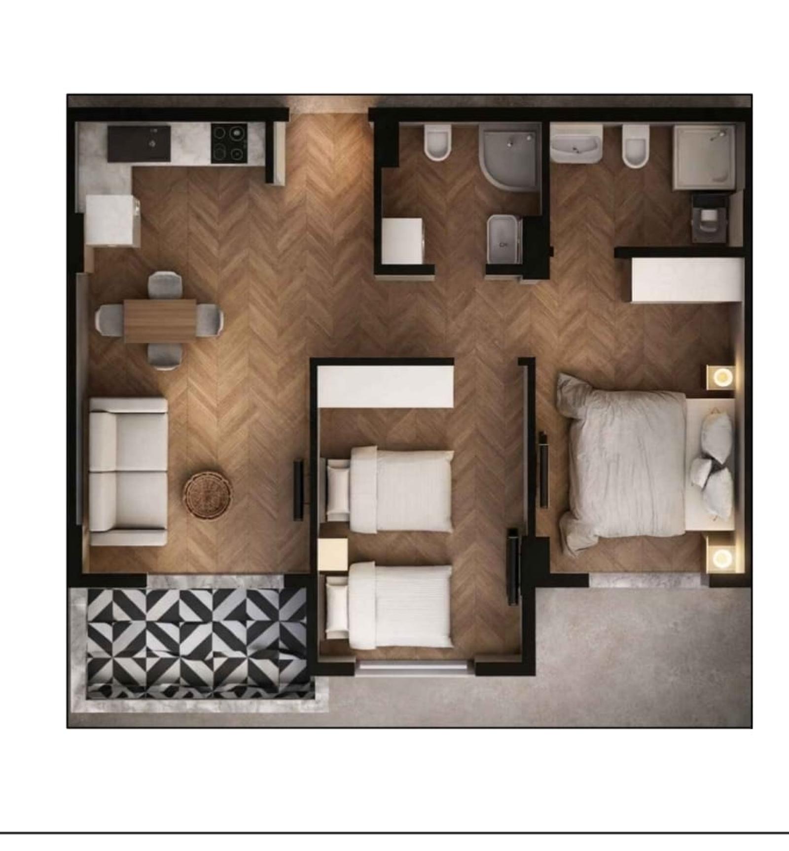 Wohnung 1+1 zum Kauf in Qerret, Durrës, 34 m², Neubau — Foto 17 von 19