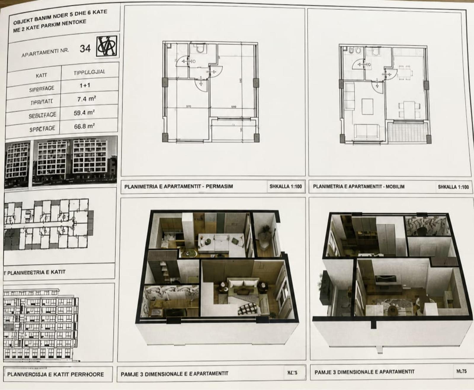 Wohnung 1+1 zum Kauf in Golem, Durrës, 64 m², Neubau — Foto 1 von 2