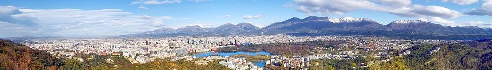 Panorama of Tirana, 2024