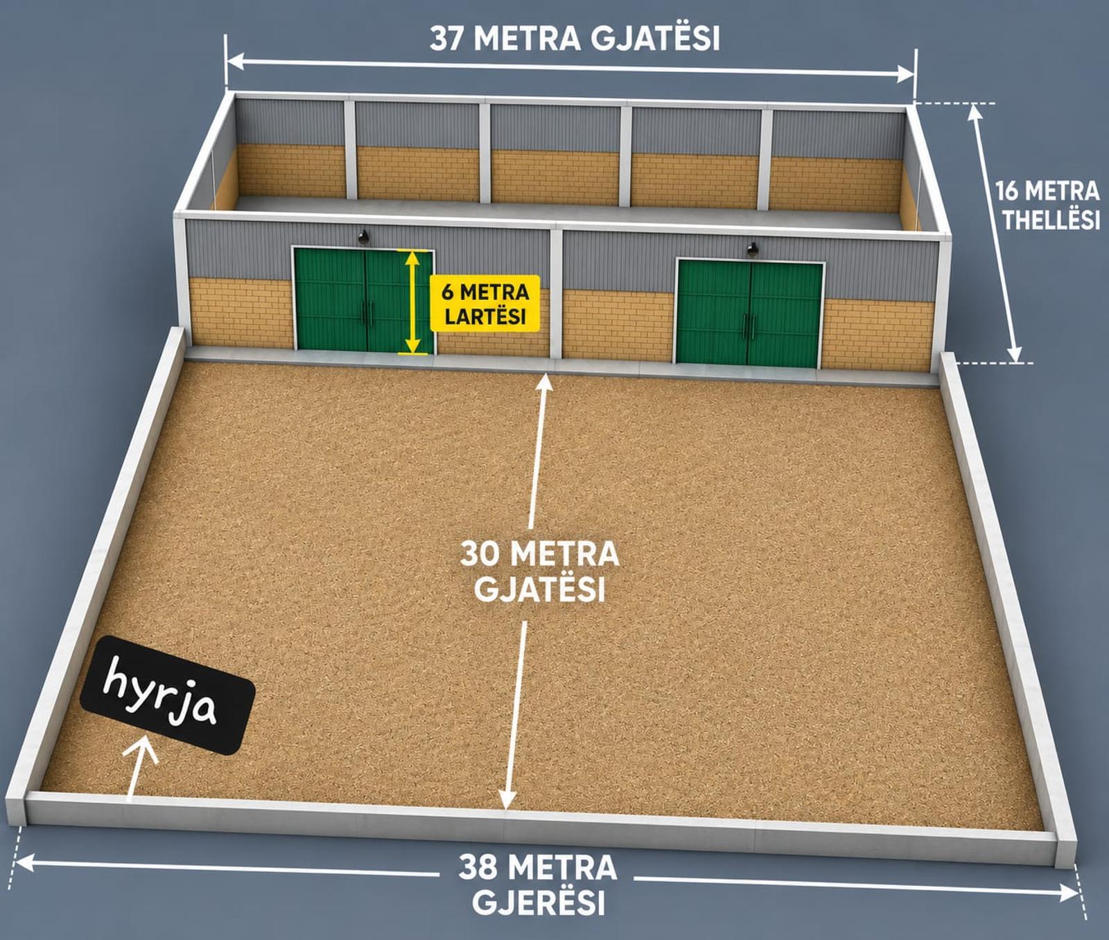 Gewerbefläche zum Kauf in Xhafzotaj, Durrës, 2120 m² — Foto 2 von 6