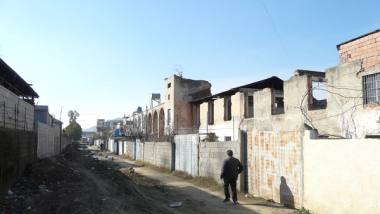 The derelict textile plant that gave Kombinat its name — JoraK