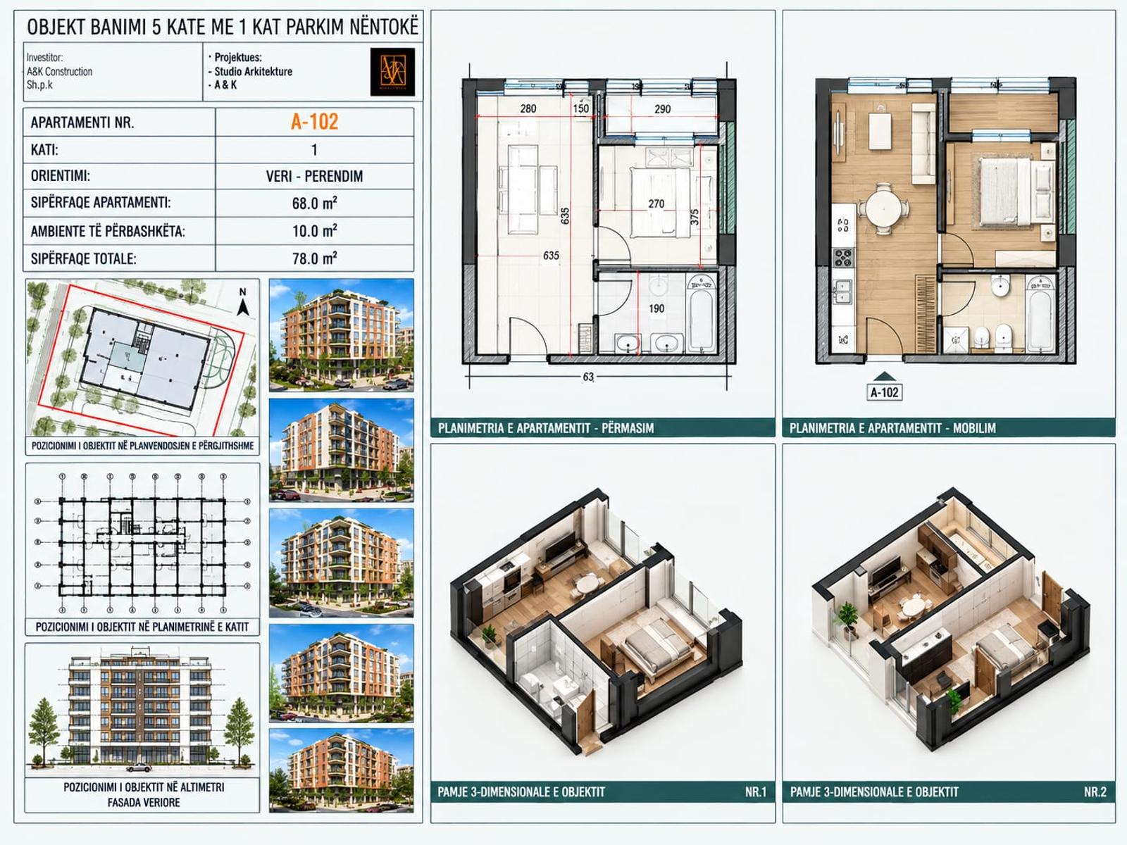Квартира, продаж, Голем, Дуррес, 44.5 м² — фото 4 з 9