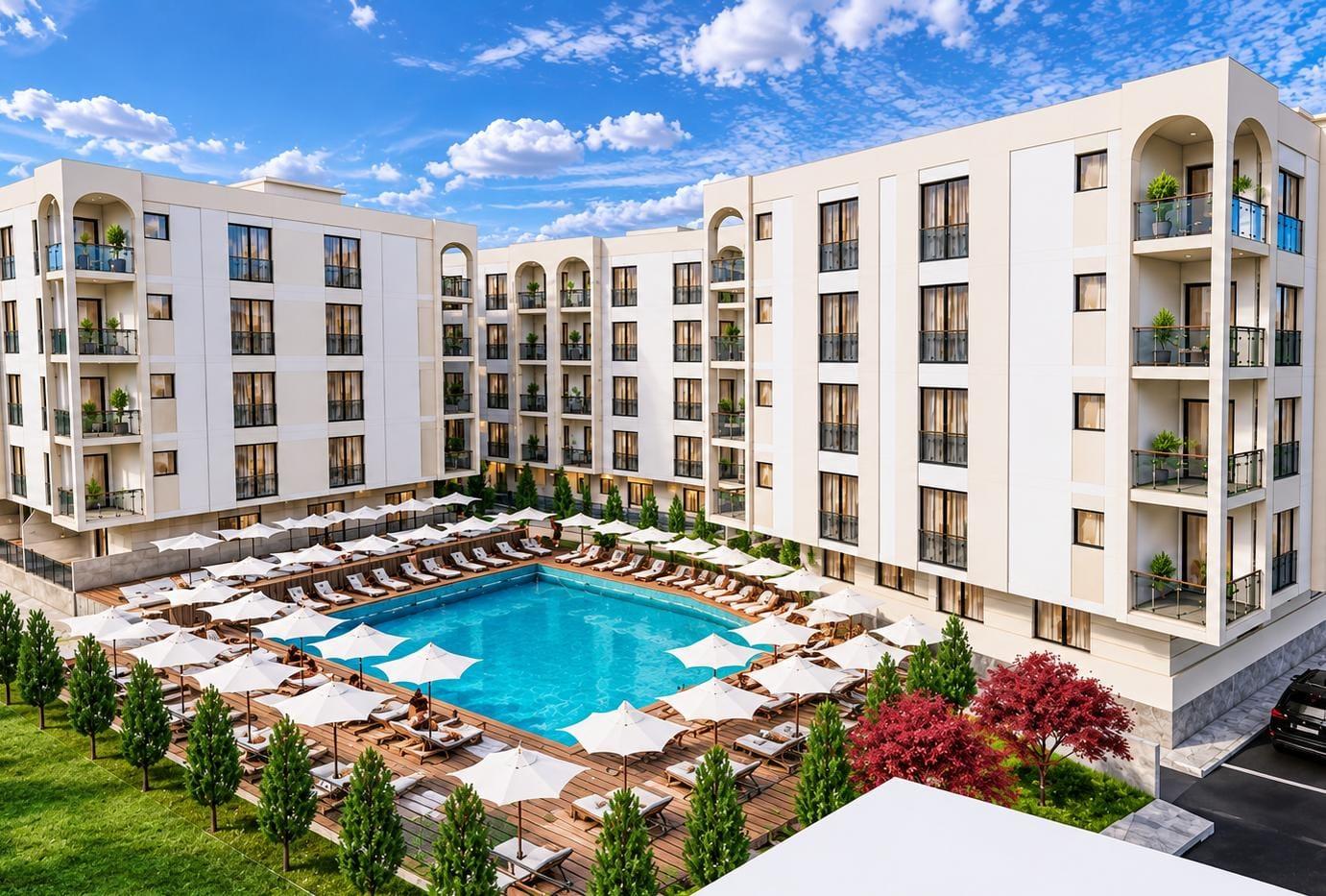 Студія, квартири 1+1 і 2+1, Oriental Residence, Golem, Голем, Дуррес
