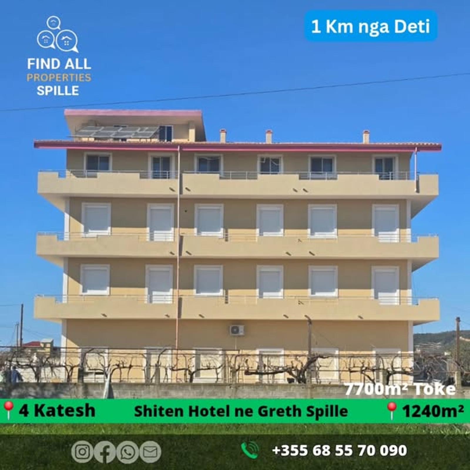 Gewerbefläche zum Kauf in Spille, Durrës, 1240 m² — Foto 1 von 4