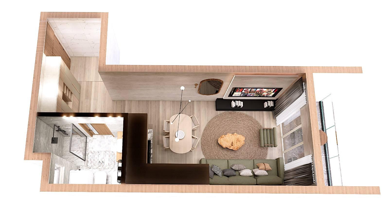 Wohnung 1+1 zum Kauf in Golem, Durrës, 60 m², nah am Meer — Foto 22 von 26