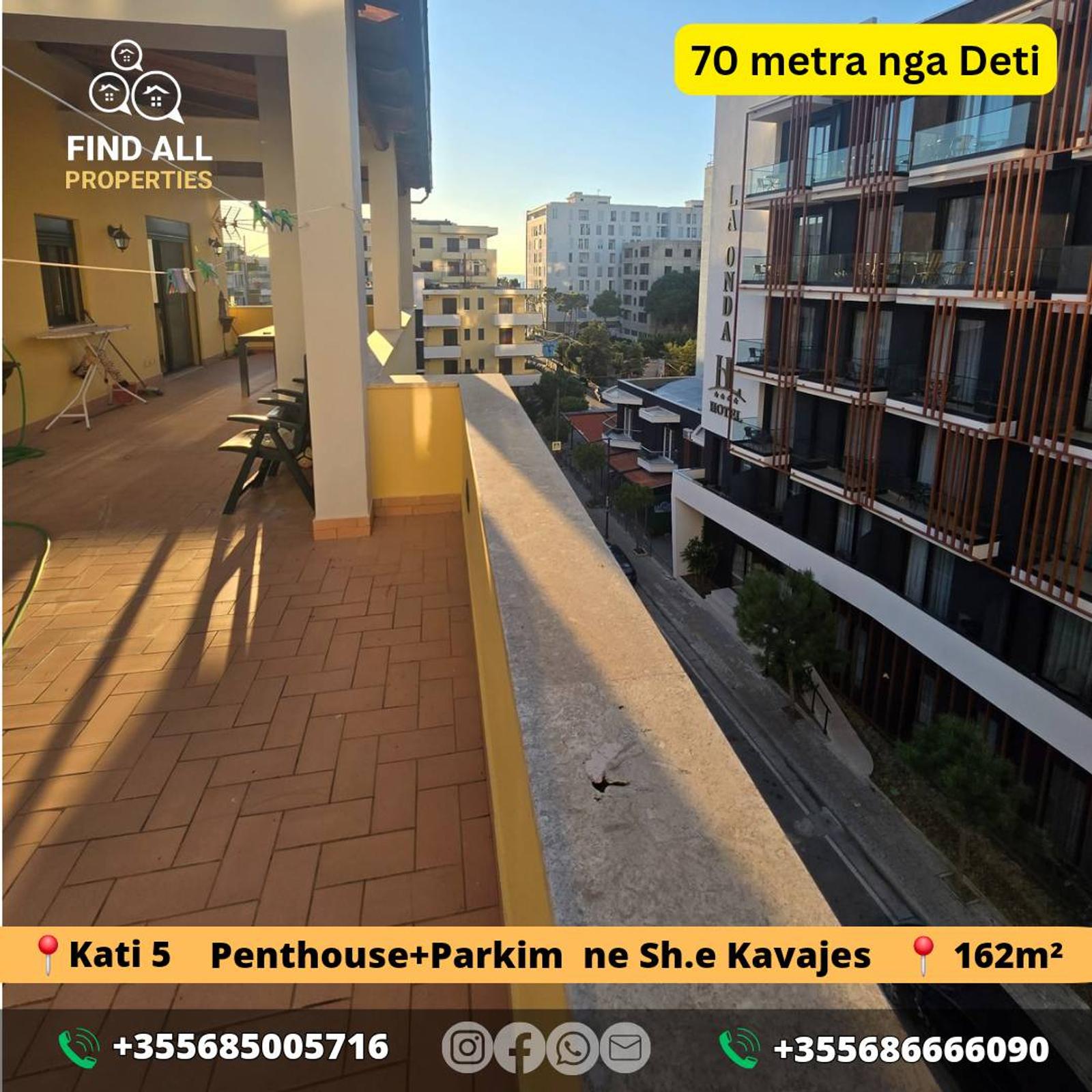 Penthouse, in vendita, Shkëmbi, Durazzo, 162 m², vicino al mare — foto 1 di 10