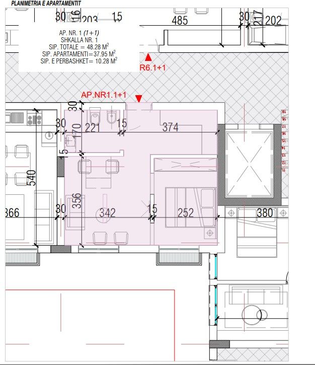 Shitet Apartament 1+1 | Ndërtim i Ri, Pranë Detit