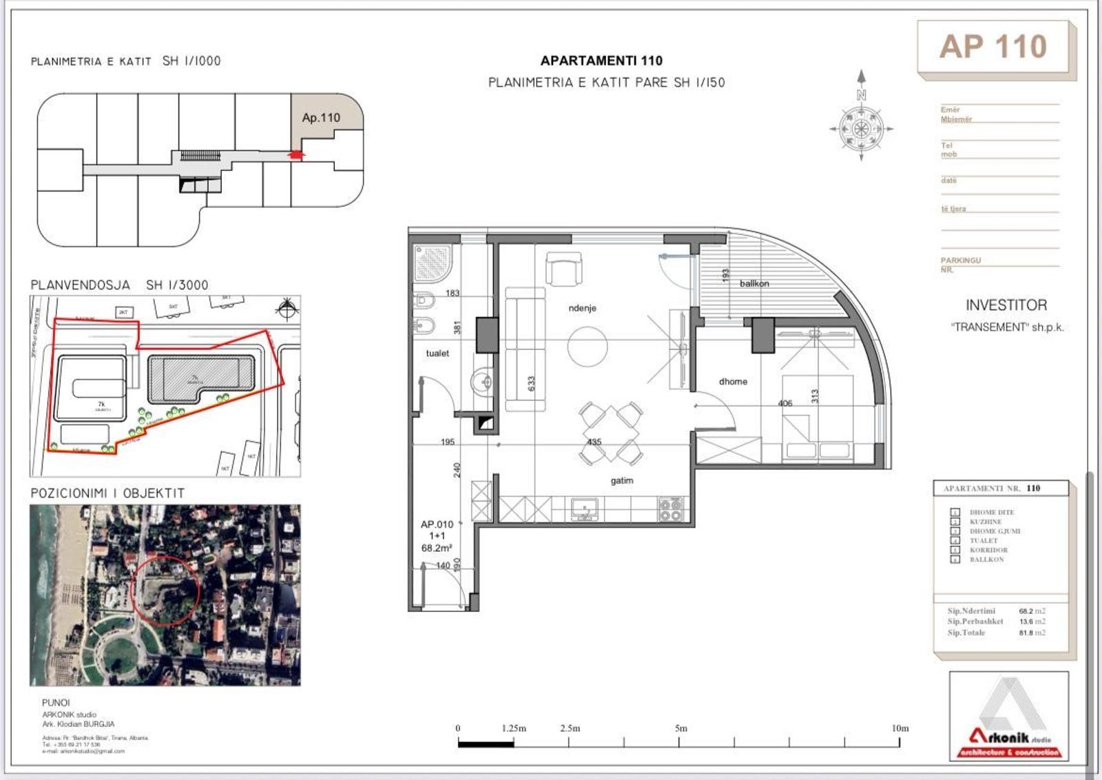 Wohnung 1+1 zum Kauf in Golem, Durrës, 81.8 m², Neubau — Foto 3 von 4