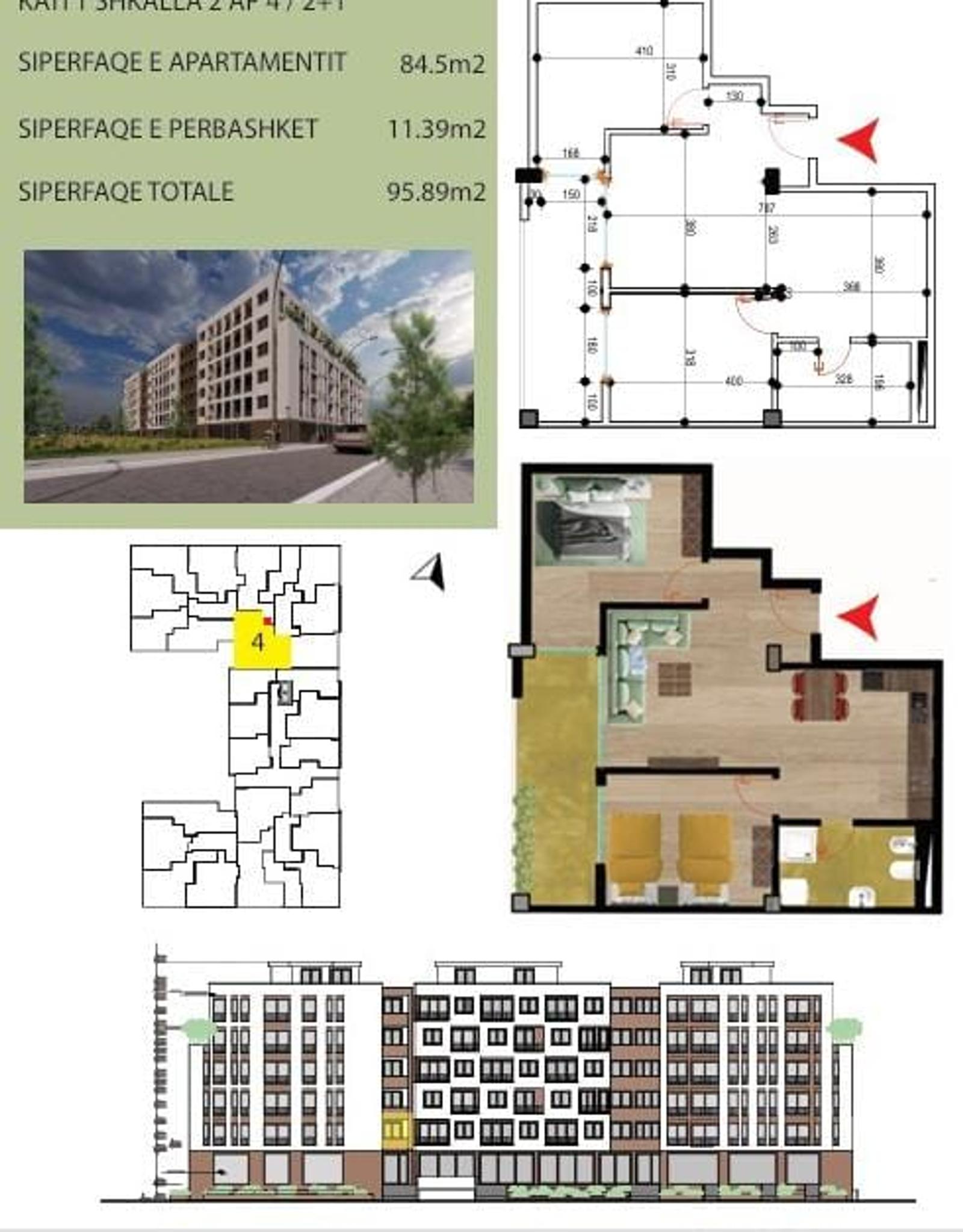 Wohnung 2+1 zum Kauf in Golem, Durrës, 85 m² — Foto 3 von 3
