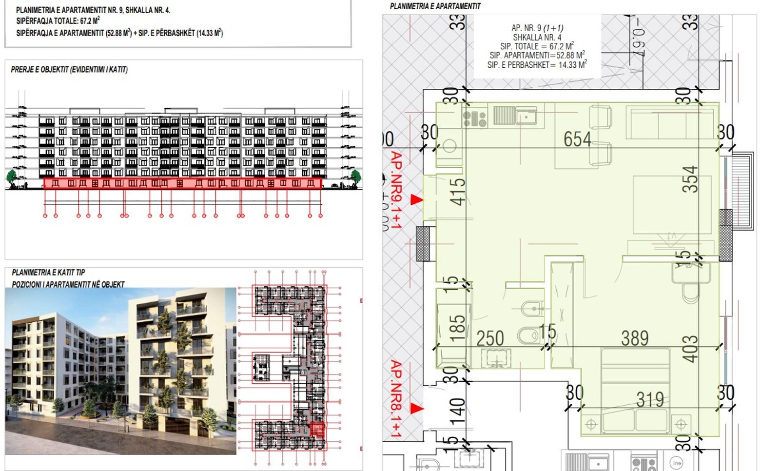 Wohnung 1+1 zum Kauf in Golem, Durrës, 67 m², nah am Meer — Foto 2 von 4