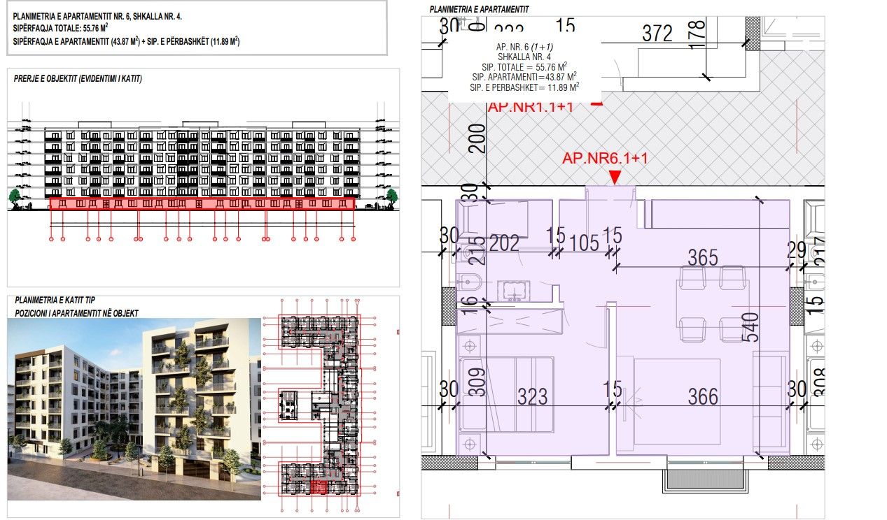 Shitet Apartament 1+1 | Ndërtim i Ri, Pranë Detit