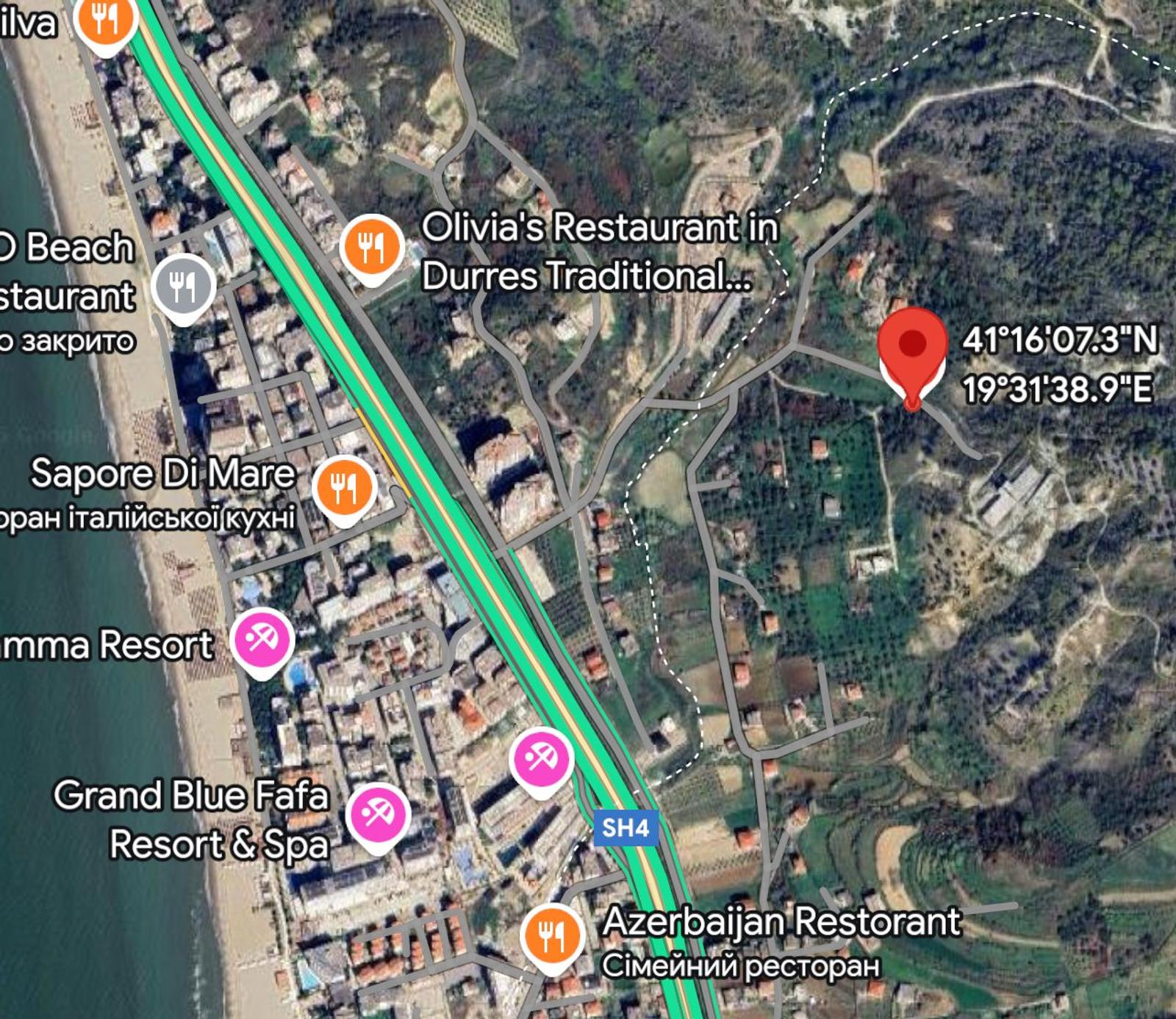 Land plot, Kryemëdhenj, Kavajë, 300 m², Golem, Durres