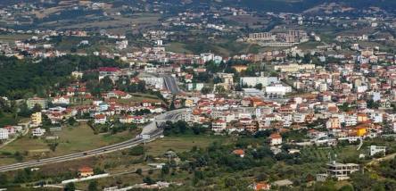 Sauk on the southern edge of Tirana, with the outer ring road — Albinfo