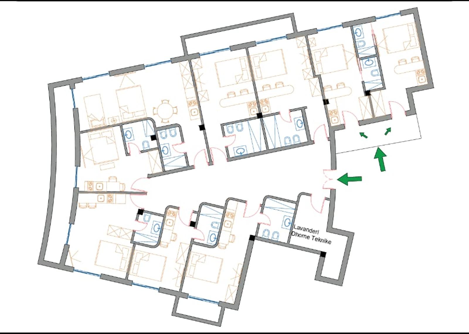 Wohnung zum Kauf in Stadtzentrum, Durrës, 301 m² — Foto 2 von 7