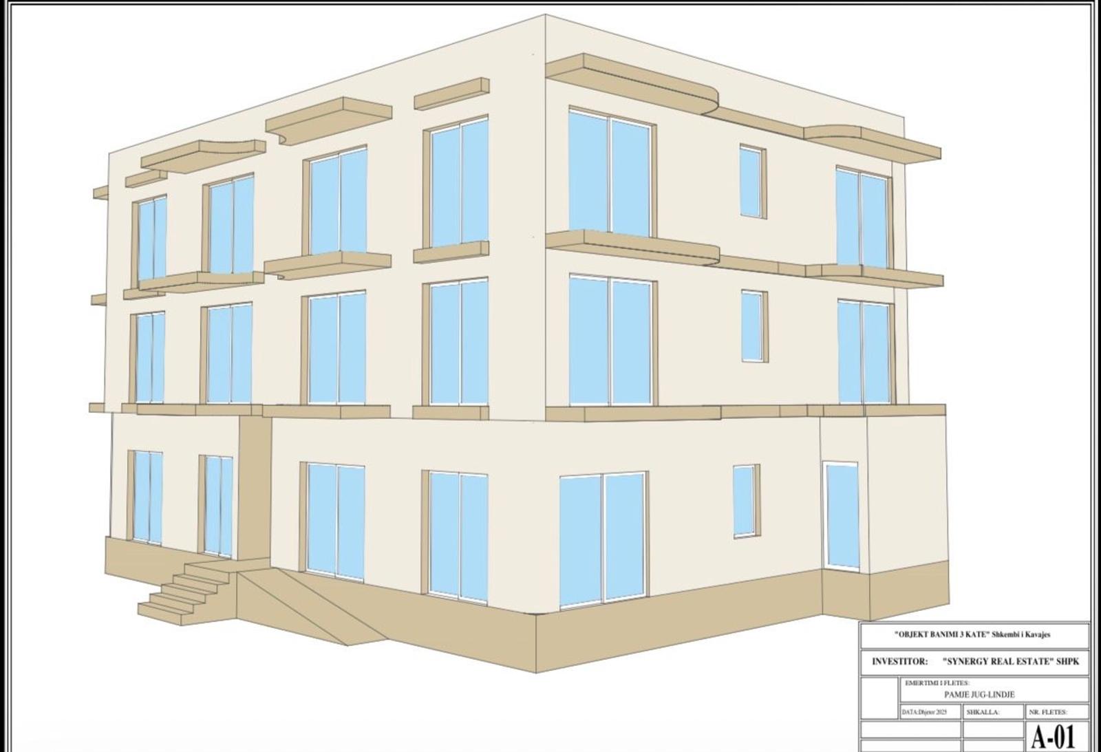 Wohnung 1+1 zum Kauf in Shkëmbi, Durrës, 56.6 m², Neubau — Foto 5 von 9