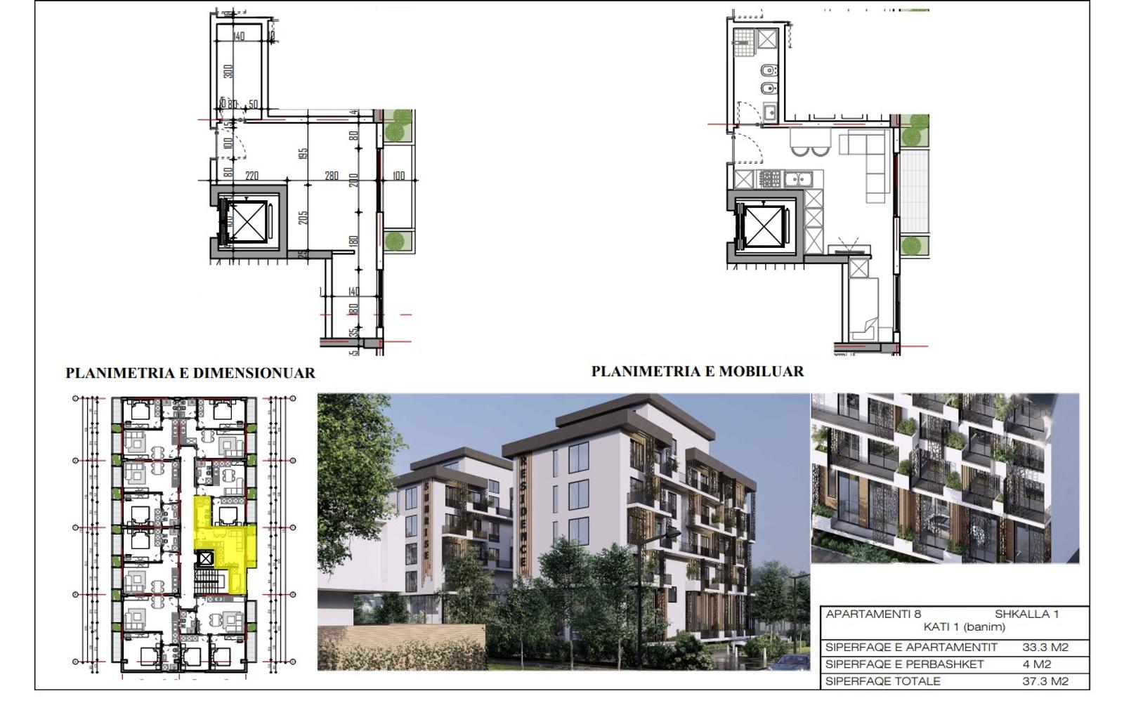 Studio, sprzedaż, Mali i Robit, Durrës, 37 m², nowe budownictwo — zdjęcie 5 z 5