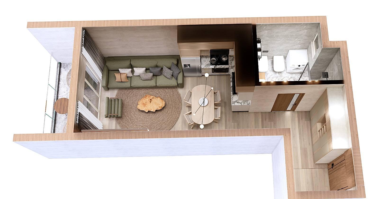 Wohnung 1+1 zum Kauf in Golem, Durrës, 60 m², nah am Meer — Foto 11 von 26
