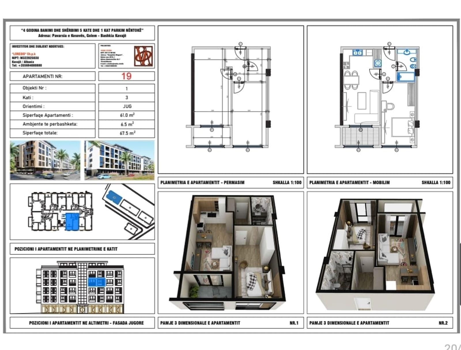 Wohnung 1+1 zum Kauf in Qerret, Durrës, 67.3 m² — Foto 5 von 14