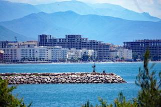 The mole at Shëngjin, Albania — Albinfo