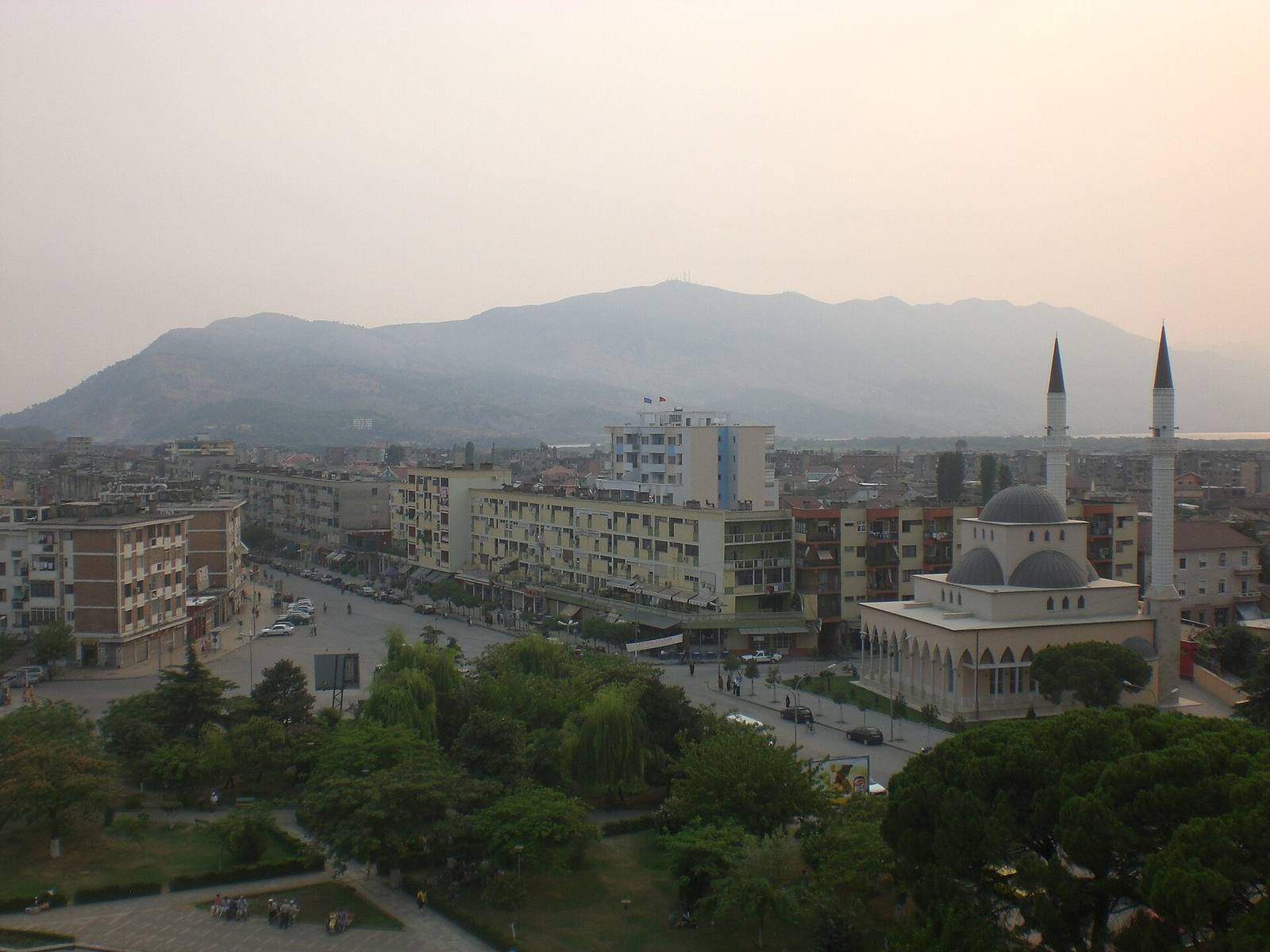 The Shkodër skyline, Albania