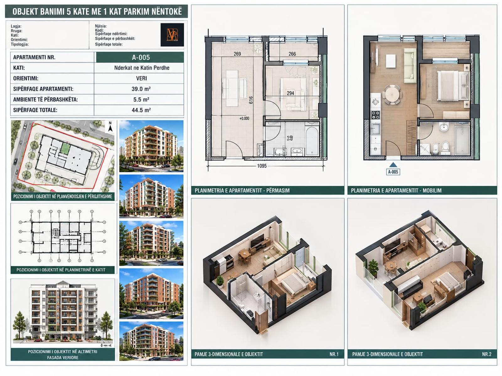 Квартира, продаж, Голем, Дуррес, 44.5 м² — фото 7 з 9